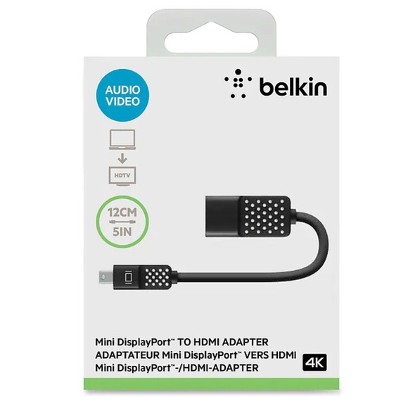 Belkin Mini DisplayPort/HDMI adapter - Picture 1 of 2